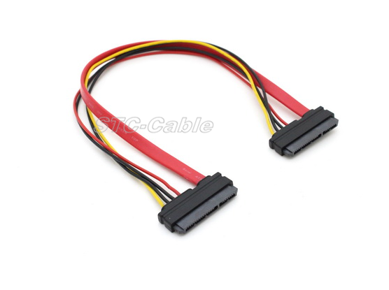 SATA 22pin θηλυκό σε θηλυκό 22pin SATA με 4pin δύναμη