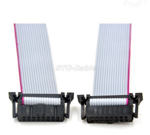 2.54mm Pitch 2x8Pin 16Pin 16 καλώδια IDC τυλιγμένη κεφαλίδα επίπεδη κορδέλα καλώδιο F/F