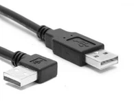Υψηλή ταχύτητα αριστερά γωνία USB ένα αρσενικό σε αρσενικό καλώδιο για 2.0 USB HHD