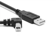 Αριστερή γωνία USB2.0 Καλώδιο USB B Male A Male to Left Angle για εκτυπωτές/σαρωτές